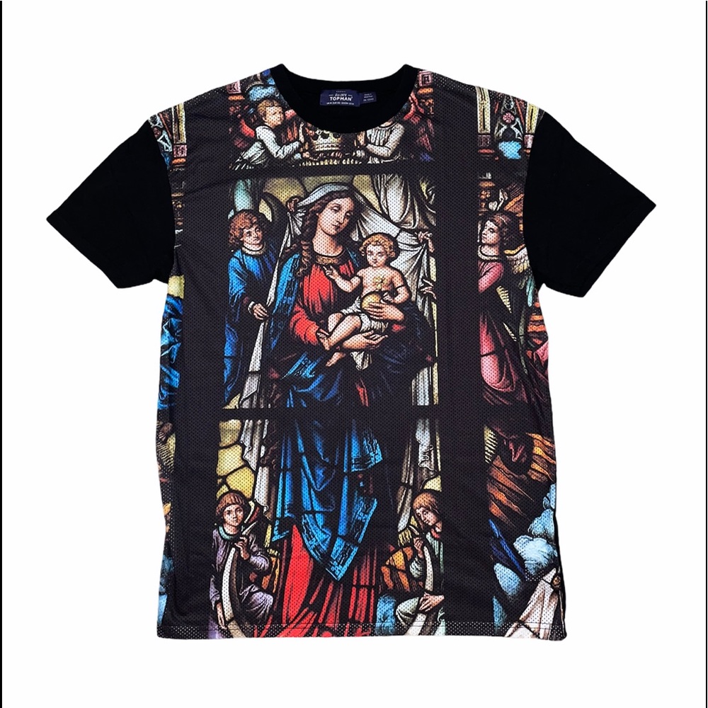 Topman Mesh Front T-Shirt